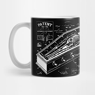 vintage coffin design Mug